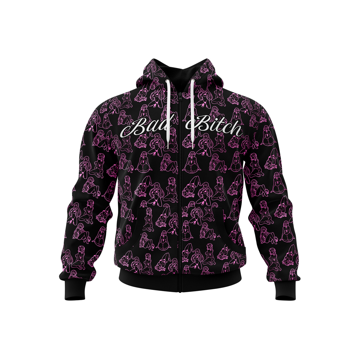 Bad Bitch Zip Hoodie