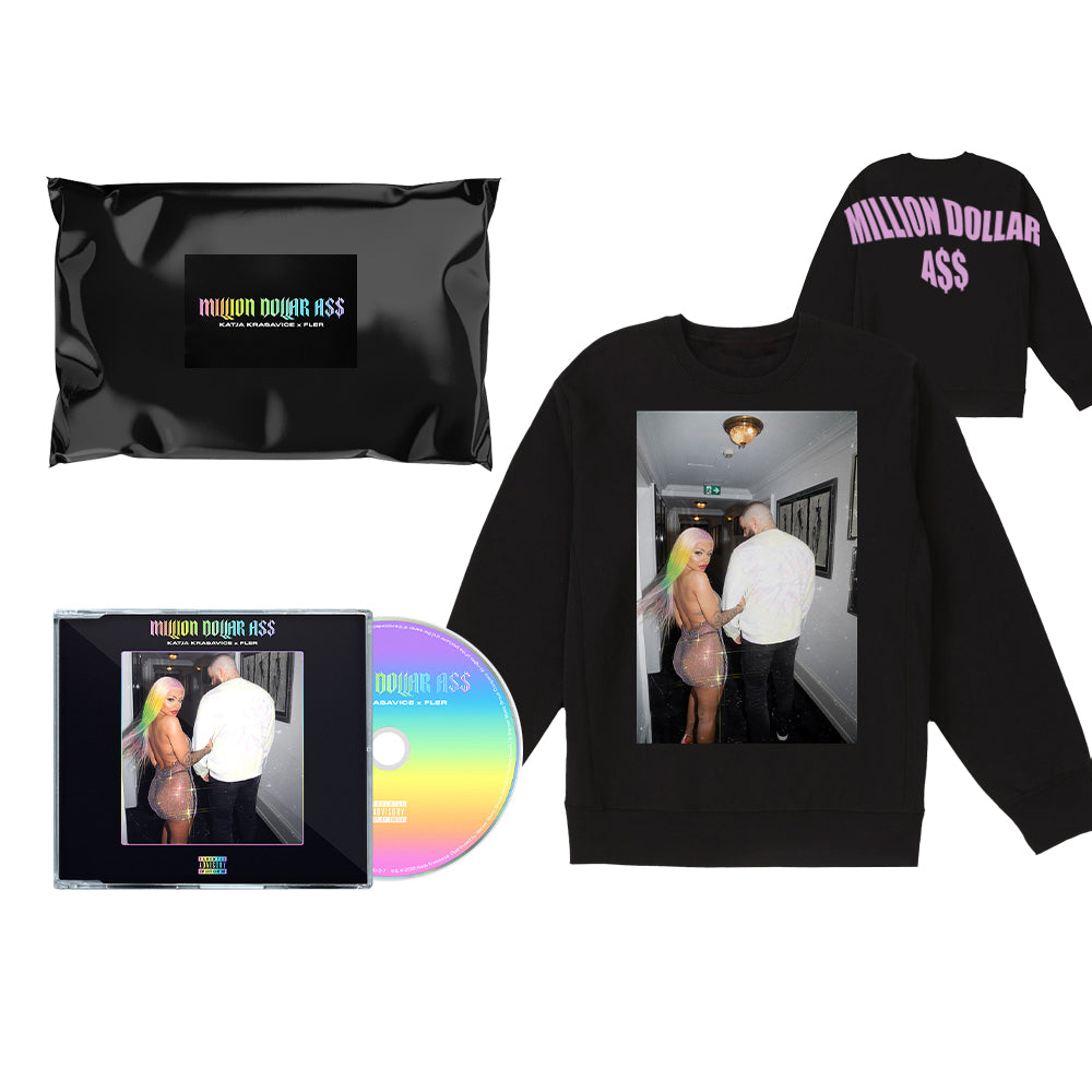 MILLION DOLLAR A$$ Black Crewneck (Ltd. Fanbundle)