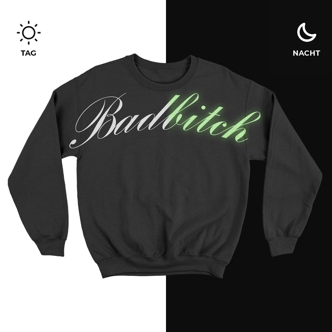 "Badbitch" Crewneck (Glow in the dark)