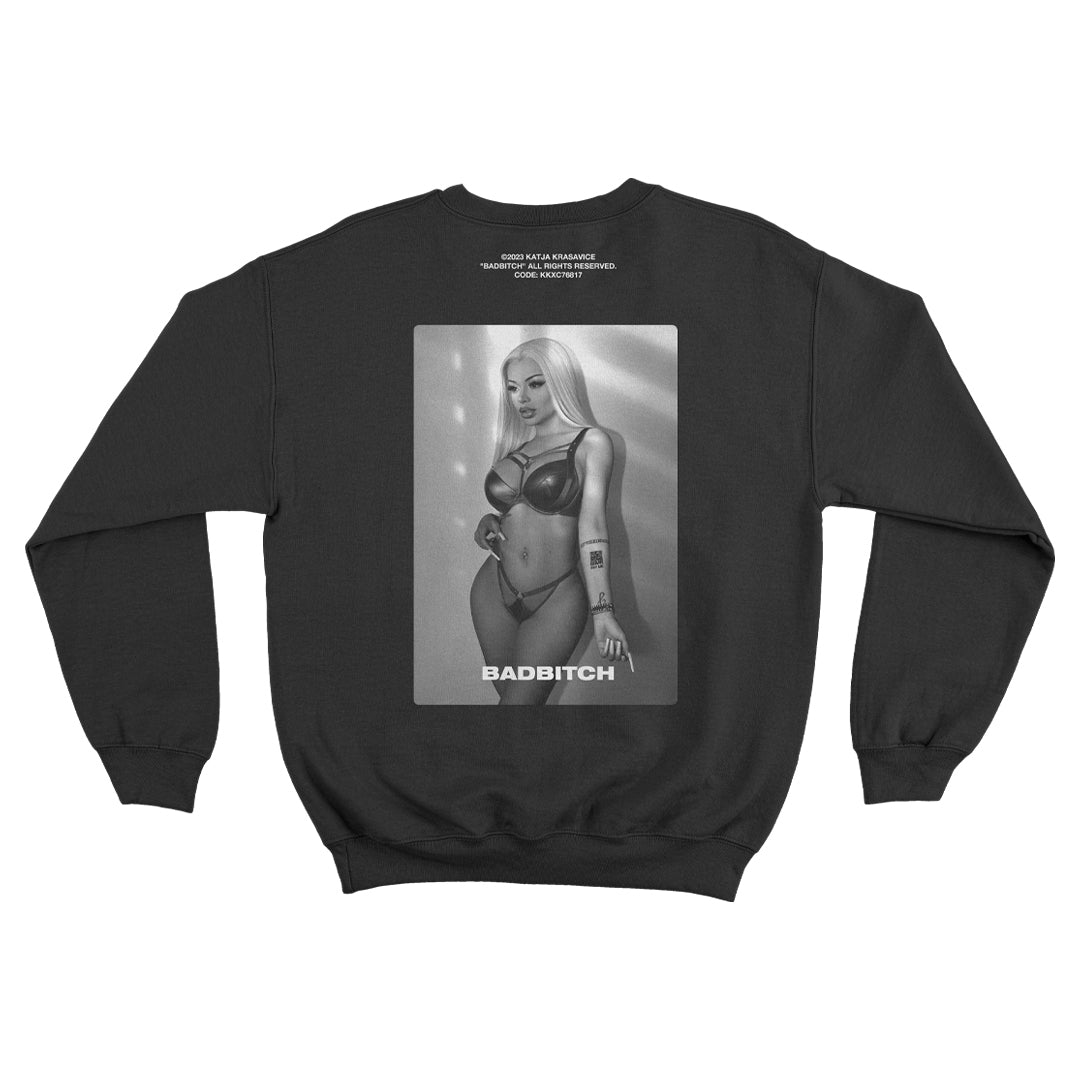 "Badbitch" Crewneck (Glow in the dark)